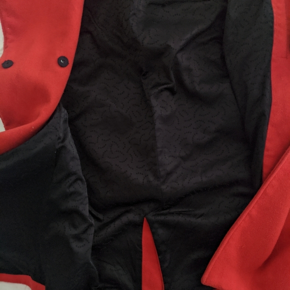 SCOTCH & SODA Maison Scotch Red Wool Coat - Picture 6 of 6